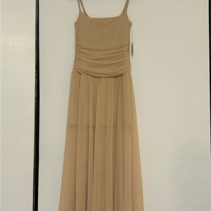 Abercrombie & Fitch Beige Dress